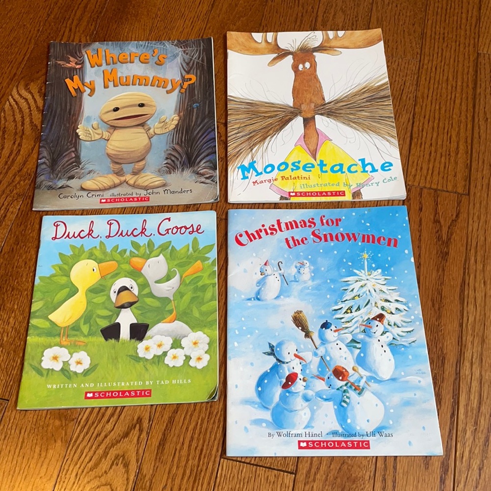Lot of 4 Scholastic Books